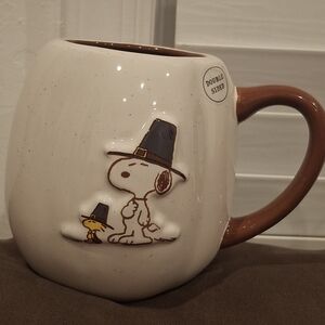 Rae Dunn × Peanuts Give Thanks Mug